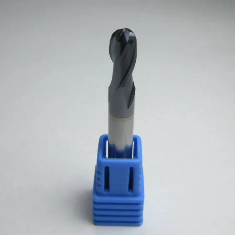 1 шт. карбидная сферическая Концевая фреза 2 флейты диаметр 6 мм HRC45 Вольфрамовая