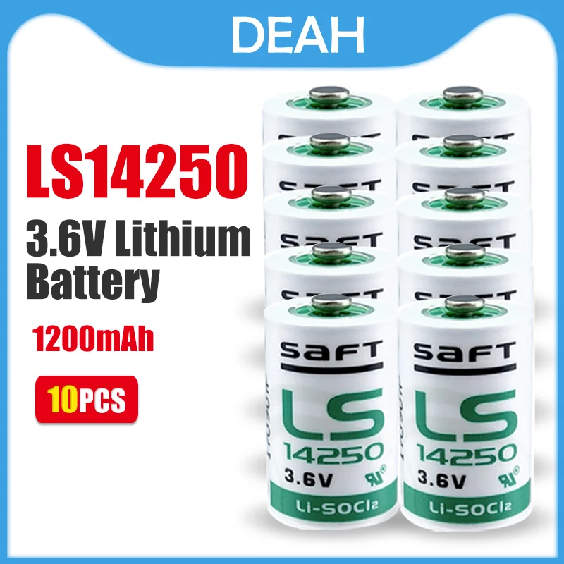 10 шт. 3 6 В SAFT 14250 LS14250 1/2 AA 1/2AA Первичная батарея для измерения электронного