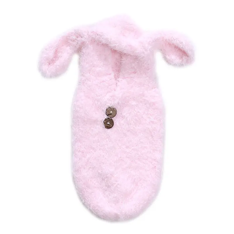 Детская Мягкая шапка; спальный мешок; Комплект для новорожденных; реквизит для фотосессии; вязаная одежда для младенцев; H7EB - Цвет: 3-4 month