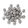 Perles en fût de Style tibétain pour la fabrication de bijoux 6mm, sans plomb, sans Nickel et sans Cadmium, couleur tibétaine Antique, trou: 2mm, 50pcs ► Photo 1/6