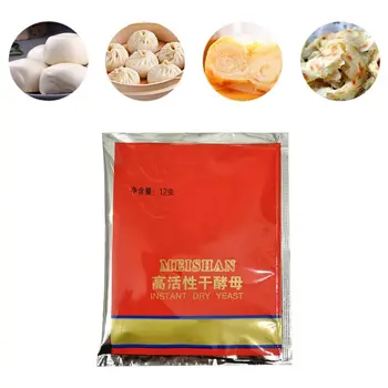 

60g Kitchen Baking Supplies Bread Yeast High Glucose Tolerance Active Dry Yeast Essential Ingredients for Cake Making
