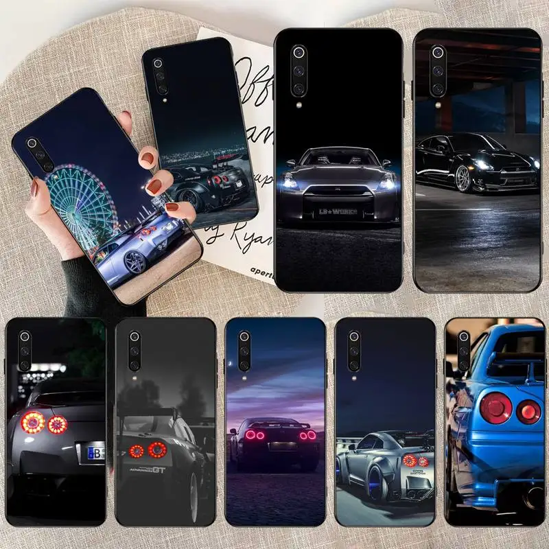 NBDRUICAI Nissan Skyline Gtr R34 черный ТПУ мягкий резиновый чехол для телефона Xiaomi Mi9 9SE 8SE Pocophone