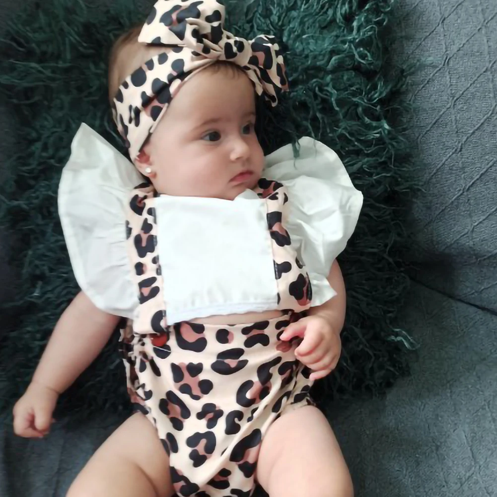 

2019 Cute Floral Romper 2pcs Baby Girls Clothes Jumpsuit Romper + Headband 0-24M Age Infant Toddler Newborn Outfits Set Hot Sale