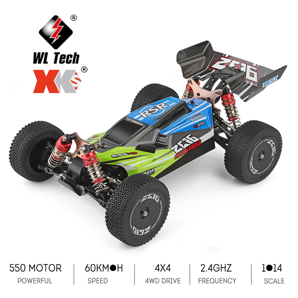 Wltoys XKS 144001 1/14 RC автомобиль 60 км/ч высокая скорость RC гоночный автомобиль 2,4 ГГц RC багги 4WD 550 мотор RC внедорожный Дрифт автомобиль RTR