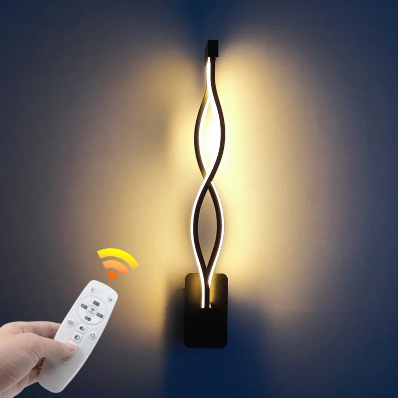 

16W 21W LED wall lamp simple modern living room light bedroom bedside luminous aluminum decorative lighting