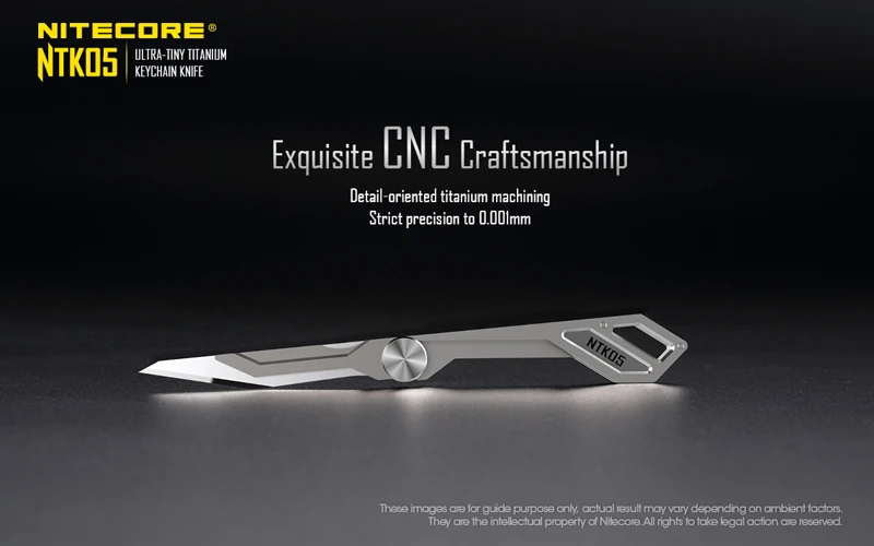 Nitecore NTK05 Titanium Keychain Knife (9)