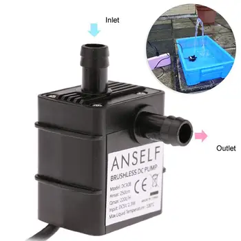 

Mini USB DC 5V 220L/H Waterproof Submersible Brushless Water Circulating Pump