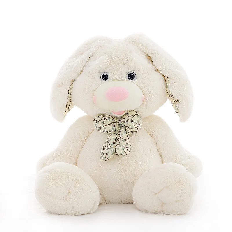 60/90/120 см мягкие удобные кролик спальный плюшевые с розовым запах Plushie подарки в виде животного на день рождения, комплект одинаковых рождественских пижам для дома детские мягкие игрушки - Цвет: White