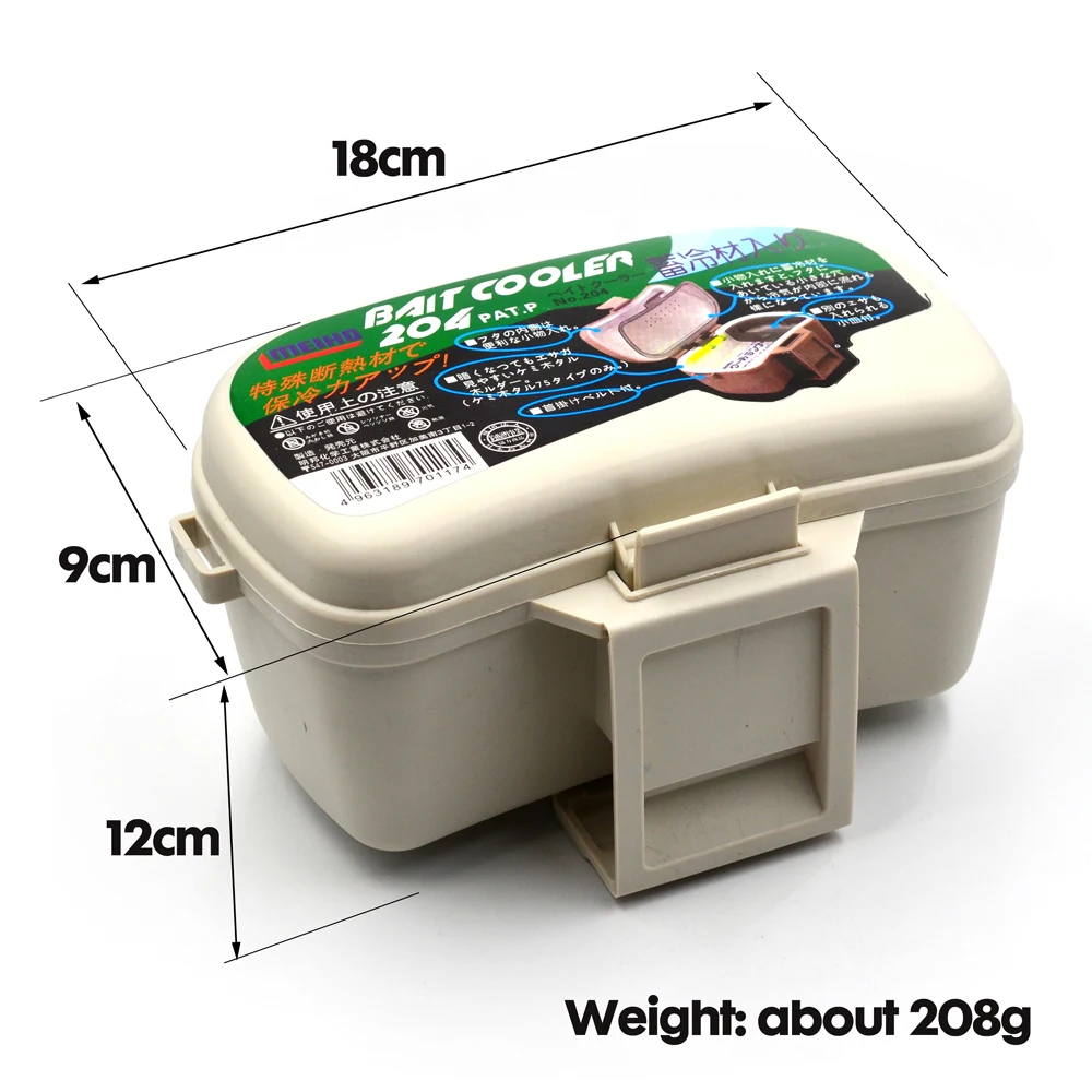 Brethable worm container Plastic bait box Fishing bait box Earthworm lure box  Fishing worm box 