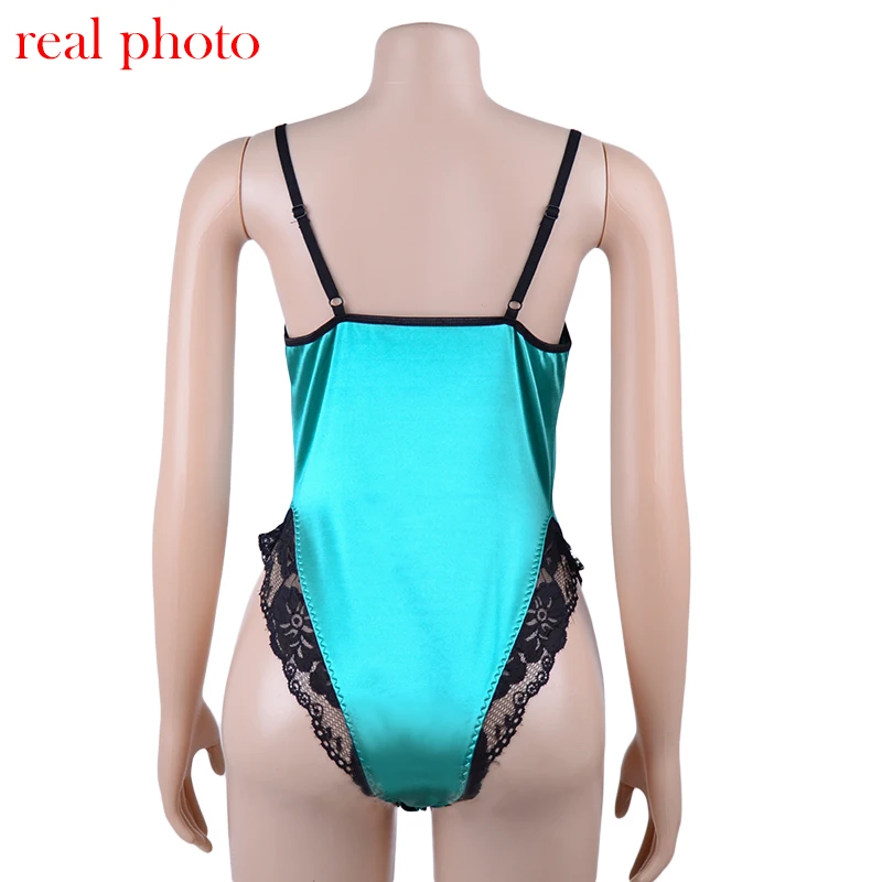 red lace bodysuit Echonight Satin Lace Bodysuit Women Sexy Bodycon Overalls Sleeveless Female Body For Women Body New Rompers Body Suits Jumpsuit sexy bodysuit