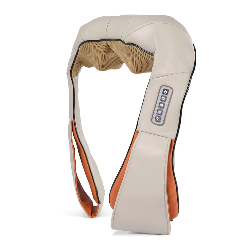 

New design electric best neck and shoulder massager machine with heating car adaptor full body massage