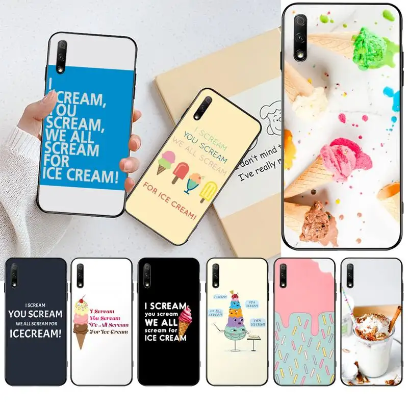 Чехол для телефона HPCHCJHM с изображением мороженого We All Cry Huawei Honor 30 20 10 9 8 8x 8c v30 Lite view