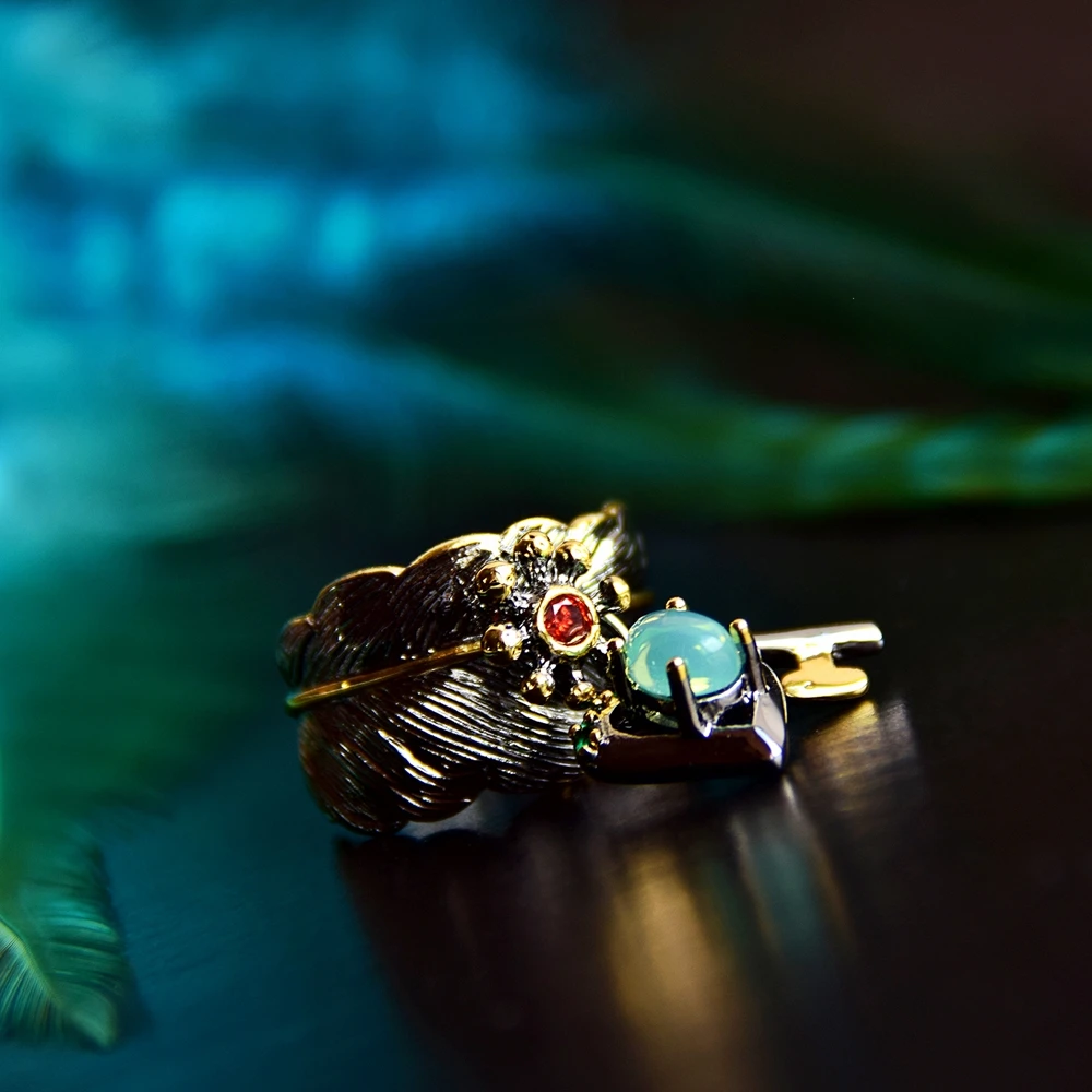 DreamCarnival1989 New Original Feminine Earrings-Ring Set for Women Hanging Charm Key to Open Her Heart Dangle Jewelry ER4029+31