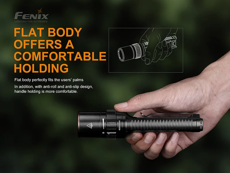 Fenix LD42 Cree XP-L V3 холодный белый Светодиодный фонарь 1000lms+ батарейки АА