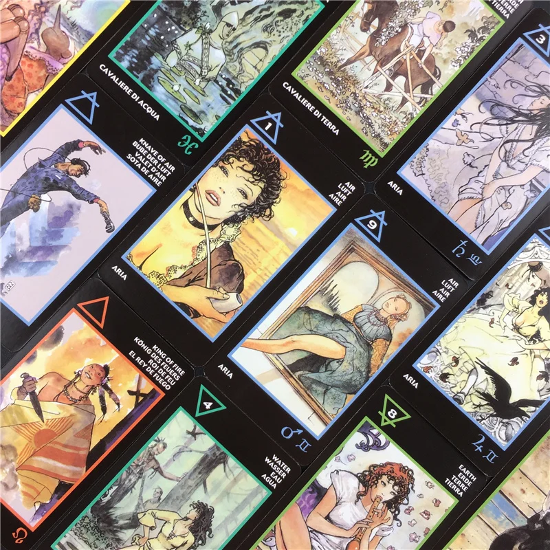 2020 Высокое качество Новые карты Таро манара от Milo Manara PDF Guidebook игральные для