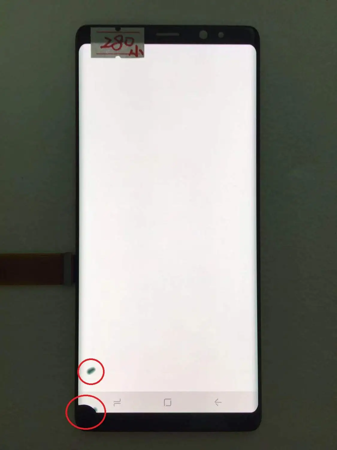 AMOLED дисплей для SAMSUNG Galaxy NOTE8 lcd N950U N950I N950F дисплей сенсорный экран в сборе с черными точками - Цвет: NO.280 With SBI