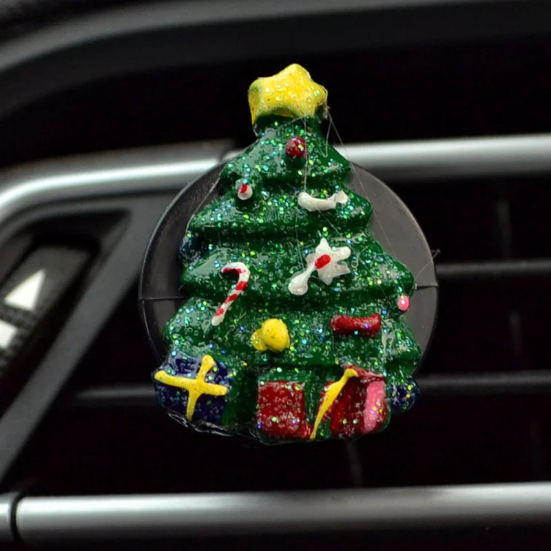 Car Air Freshener Outlet Clip Car Decor Christmas Perfume Vent Outlet Fragrance Clips