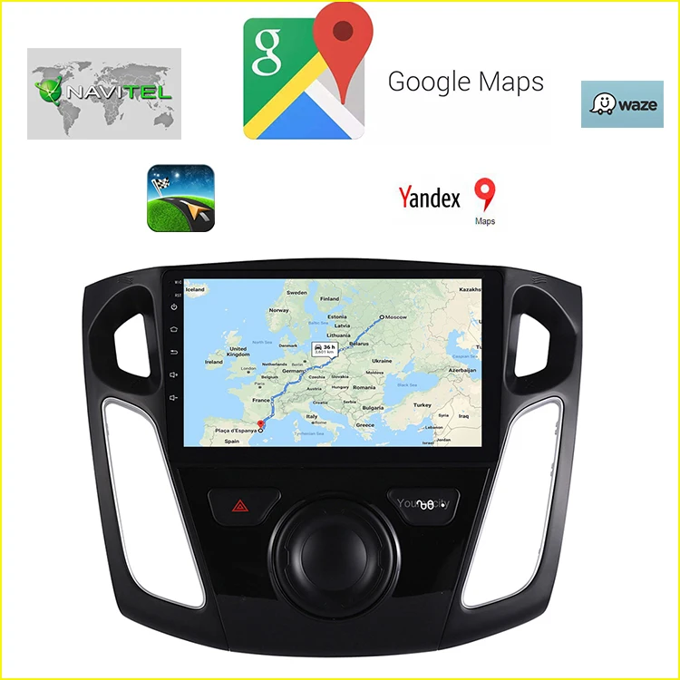 Cheap Android 9.0 Car DVD for Ford Focus 3 2012 2013 2014 2015 GPS radio video Multimedia player Capacitive IPS Screen RDS wifi 36