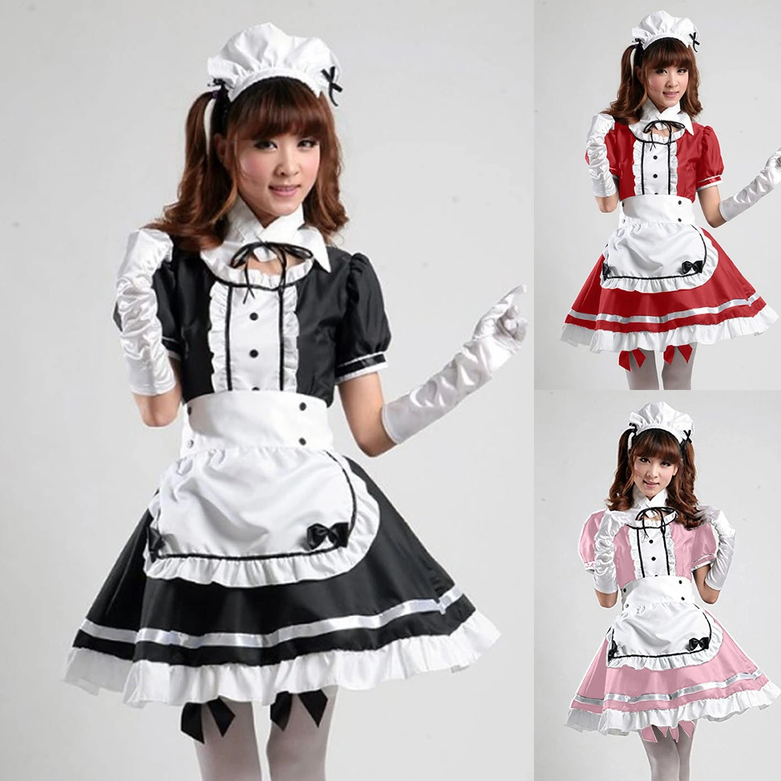 Las Mujeres Encantadora Doncella Cosplay Disfraz De Animació Las Mujeres Encantadora Doncella Cosplay Disfraz De Animació