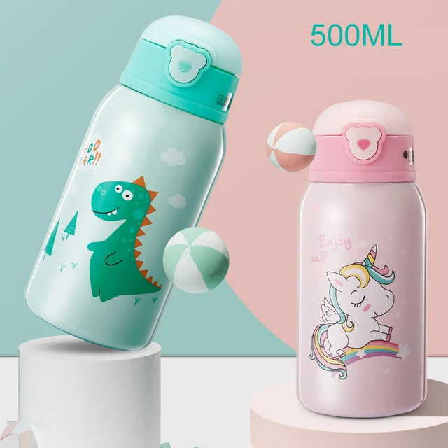 Christmas Thermos Cute Girl Water Bottle 300ml Children Insulated Cup  Cartoon Vacuum Flasks Kawaii Portable Thermal Tumbler Gift - AliExpress