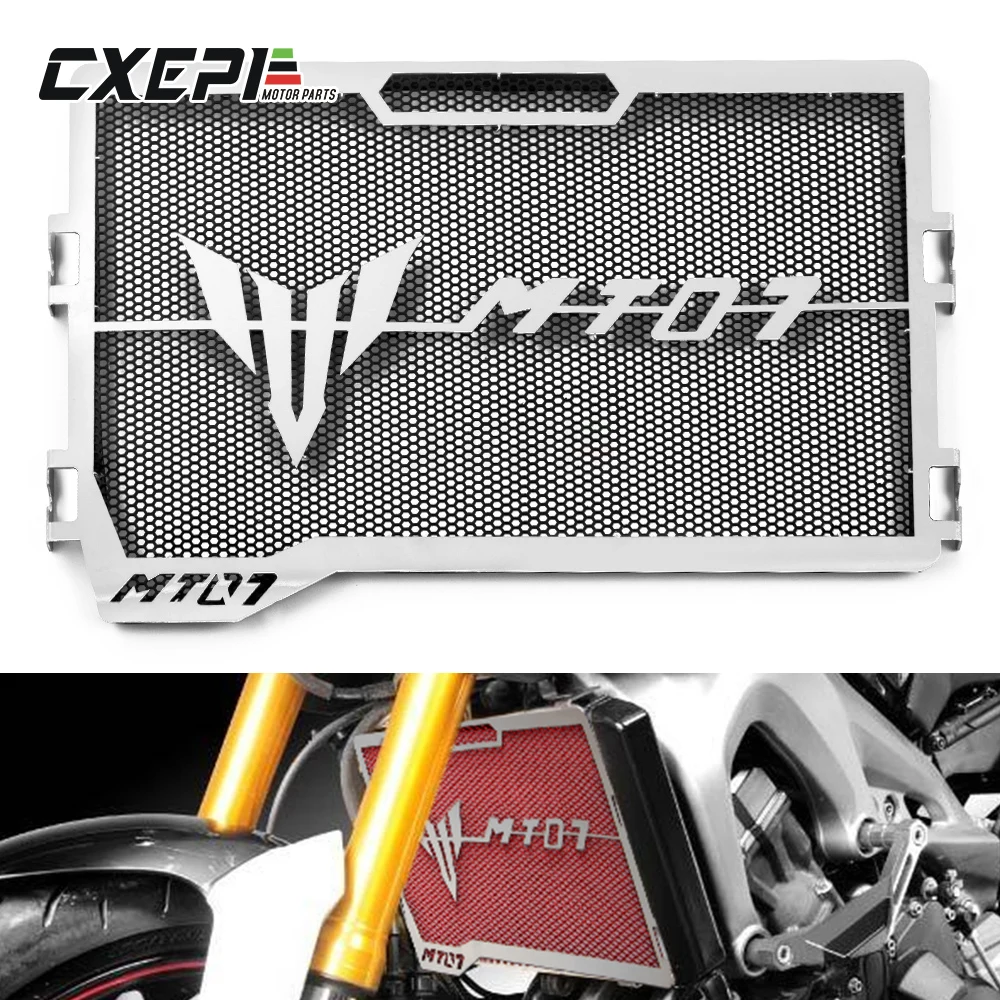 Для Yamaha MT07 mt 07 2014 2015 2016 2017 2018 2019 мотоциклетный радиатор Защитная крышка решетка