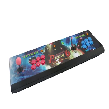 

Pandoras box 6 arcade game console 2 player controller arcade game joystick pc man with SANWA joystick