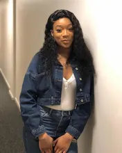 Miss-pelucas de cabello humano brasileño para mujeres negras, sin pegamento, ondas profundas rizadas, 13x4, con encaje Frontal, Frontal suizo, mojado y ondulado