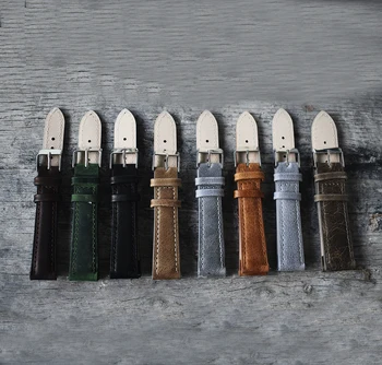 

High Quality Watch Band Straps Leather Watch Band Watch Accessories Wist Bracelet Stainless Steel Buckle 18mm 20mm 22mm