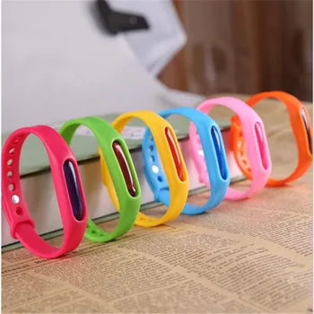 

Colorful Environmental Protection Silicone Wristband Summer Mosquito Repellent Bracelet Anti-mosquito Band Effective Children@5