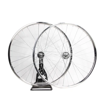 

700C bike rim fixie bike wheel rim with tires sliver 20mm wheel single speed bike vintage fixed gear bike Aluminum Alloy
