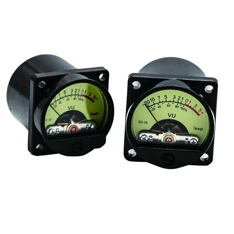 SD39 Taiwan 500UV VU Meter with Warm Backlight Panel VU Meter for Pre-Amplifier