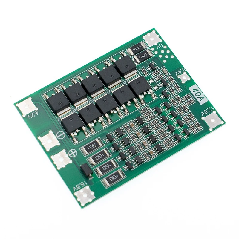 MOOL 4S 40A 18650 литий-ионный аккумулятор зарядное устройство BMS плата PCB защитный модуль с балансом для электродвигателя 14,8 V 16,8 V Lipo M