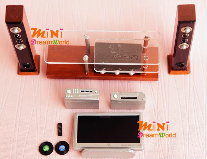 [1/12 Dollhouse Mini Furniture Accessories Model] Modern Model Sound Set