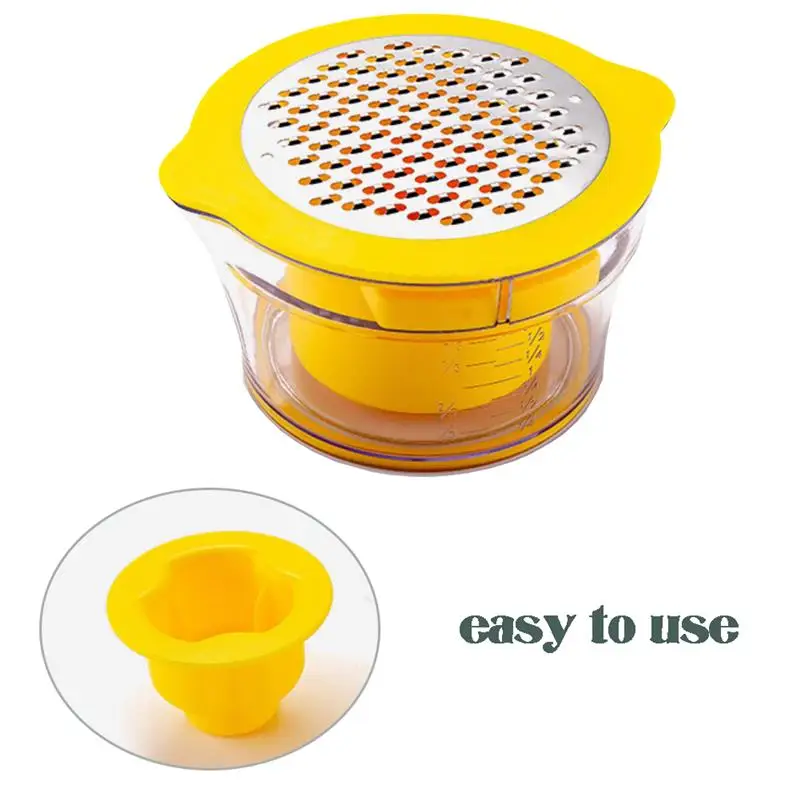 Corn Stripper Multifunction Corn Stripper Kitchen Tools With Built-In Measuring Cup And Grater 4 in 1 Corn Shucker Tool