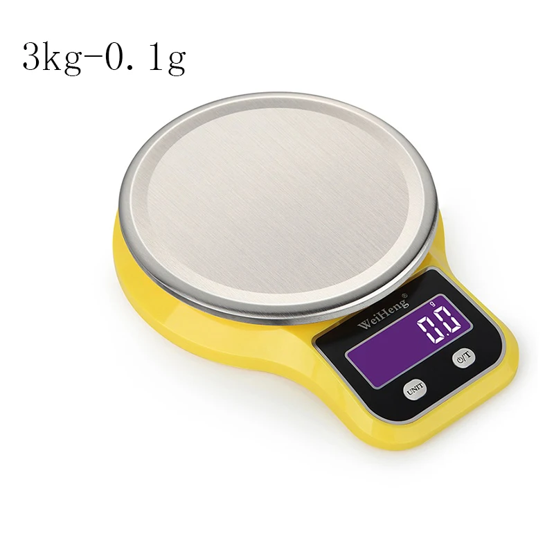 3kg without bowl Кухонные весы 5 кг/1 г 3 кг/0,1 г lcd Цифровые пищевые электронные весы 3 вида прецизионных многофункциональных весовых шкал с чашей - Цвет: 3kg without bowl