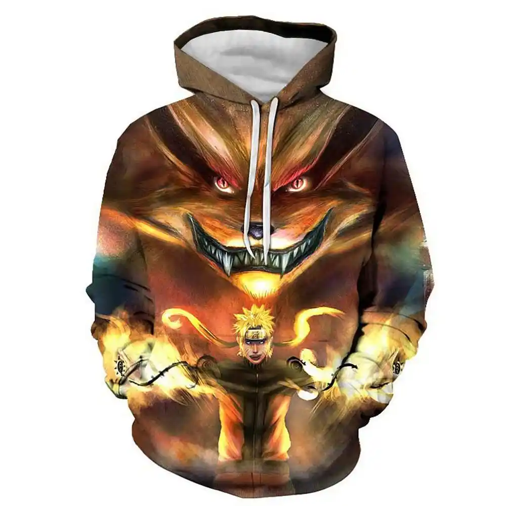 Hoodie Baru Kaus Kartun Pria Wanita Hoodie Baru Anime Gambar 3D