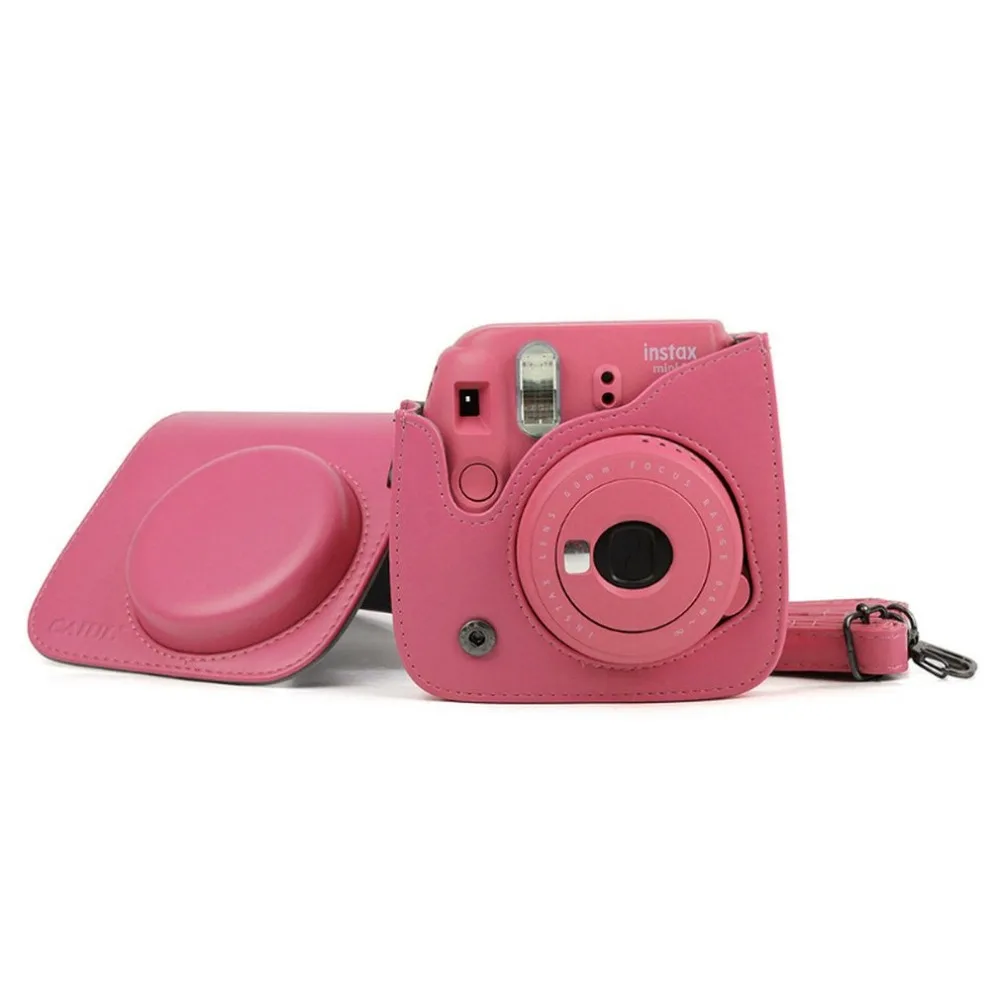 Для Fujifilm Fuji Instax Mini 8 9 пленка камера PU кожаная сумка наплечный чехол Цветная защитная сумка