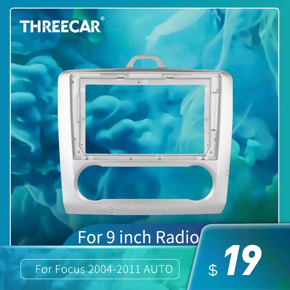 2Din рамка для приборной панели автомобиля подходит Ford Focus 2 AUTO 2004 2011 Автомобильный