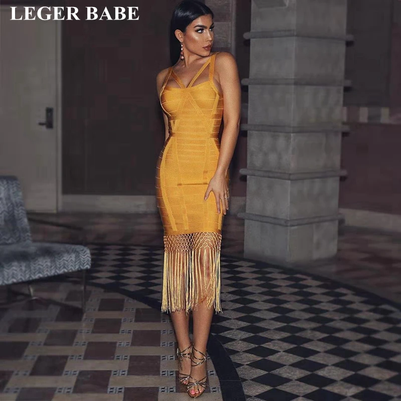 Leger Babe Осень Новый имбирный коктейль со знаменитостями вечерние платья Vestidos