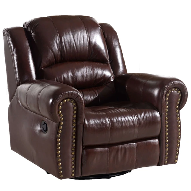 Fauteuil inclinable en cuir collé simple, canapé, couleurs en