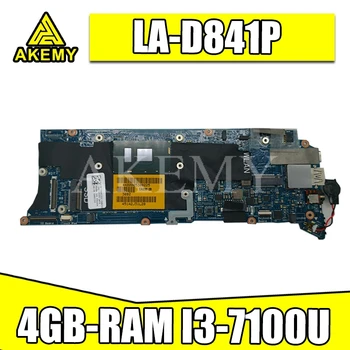 شراءLA-D841P اللوحة الأم للكمبيوتر المحمول ديل XPS-13 9350 اللوحة الرئيسية الأصلية 4GB-RAM I3-7100U