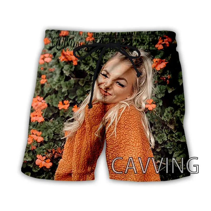 casual shorts CAVVING 3D Printed  Zoe Laverne  Summer Beach Shorts Streetwear Quick Dry Casual Shorts Sweat Shorts for Women/men casual shorts for men