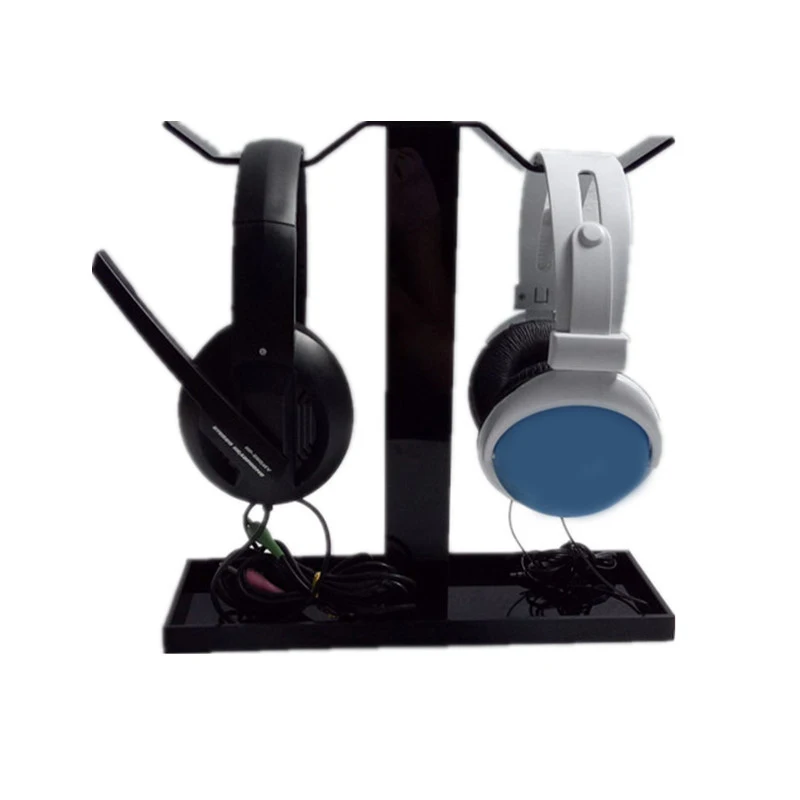 Hot Sale Headphone Stand Acrylic Dual Balance Headset Stand Gaming Headset Holder Mount