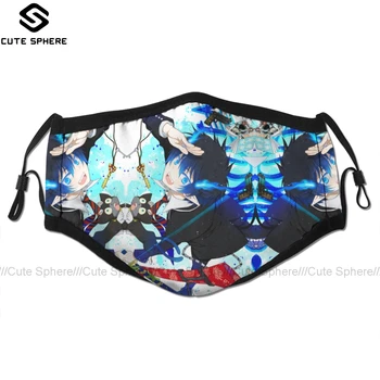 

Blue Exorcist Mouth Face Mask OKUMURA Mephisto Facial Mask Fashion Funny with 2 Filters for Adult