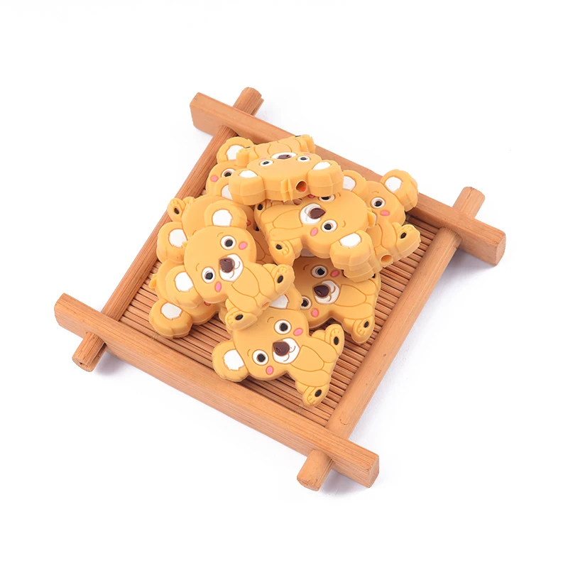 10 шт./лот детская силиконовая цепочка для соски пустышки бусины сделай сам в виде