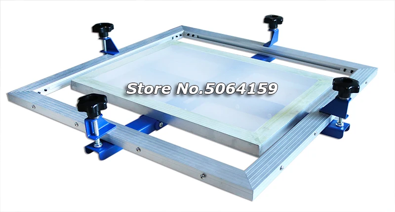 INTBUYING Manual Screen Stretcher 24"x24" Simple Mesh Screen Stretching Equipment for Silk Printing