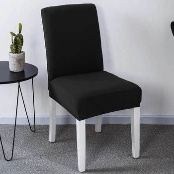 

Solid Color Covers Spandex Desk Seat Chair Cover Protector for Hotel Banquet Wedding Universal Size 1PC