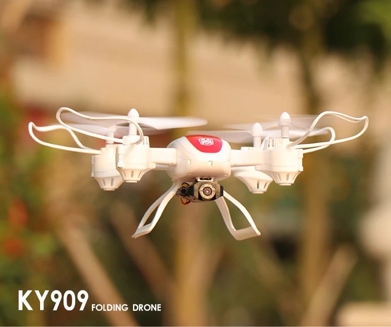 Радиоуправляемый квадрокоптер KY909 Дрон 4K HD Двойная камера wifi FPV складной оптический поток селфи дроны Профессиональный 20 мин Время полета