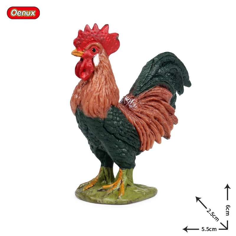Oenux Home Decoration Accessory Tree Farm House Model Layout Garden Landscape Scenery Miniature Farm Animals Action Figures Toys - Цвет: 1 piece