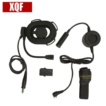 

XQF Bowman ZTactical Walkie Talkie HD01 unilateral headset with mobile phone TCI For Motorola Radio CLS1110 EP450 GP2000 GP88